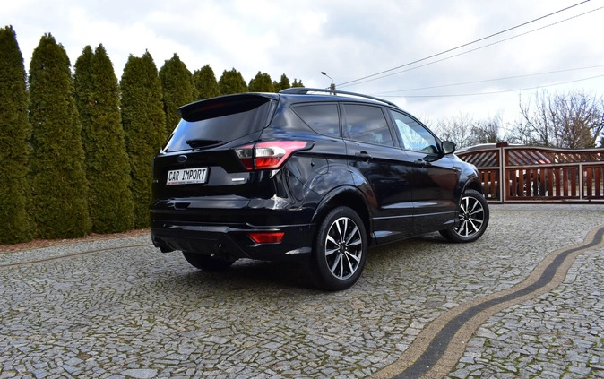 Ford Kuga cena 73500 przebieg: 118357, rok produkcji 2018 z Stoczek Łukowski małe 781